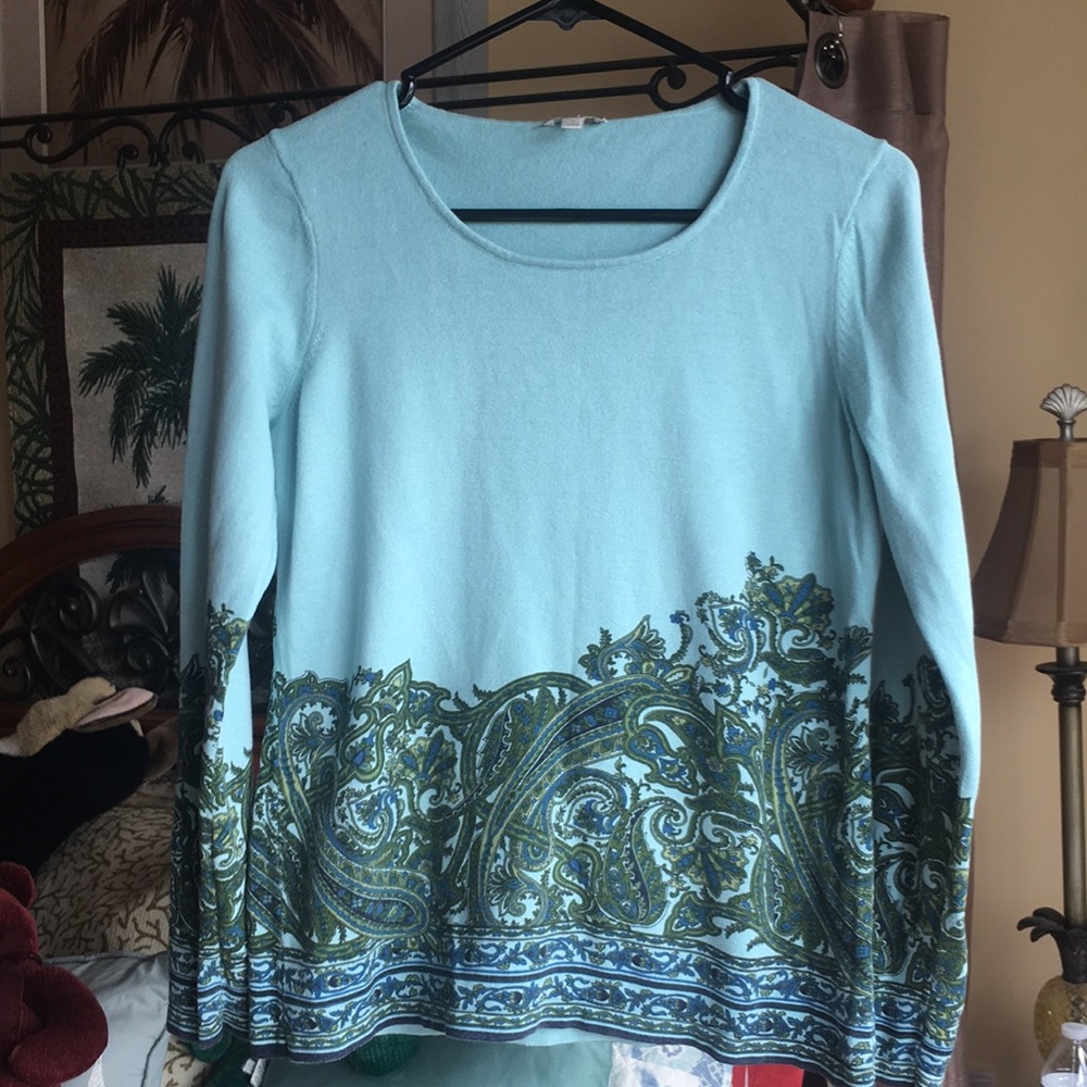 Talbot’s Paisley Sweater